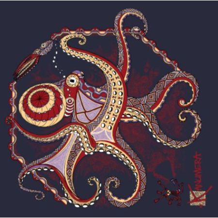 Kanumera T-shirt Women's Organic Origin The Octopus