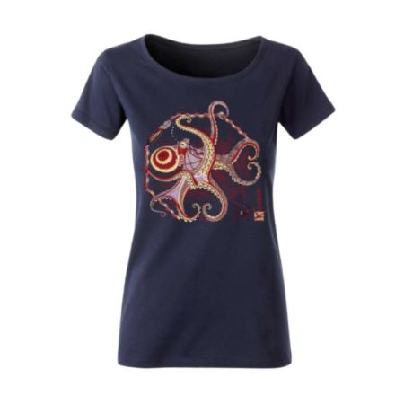 T-shirt Kanumera Femme bio Origine La Pieuvre