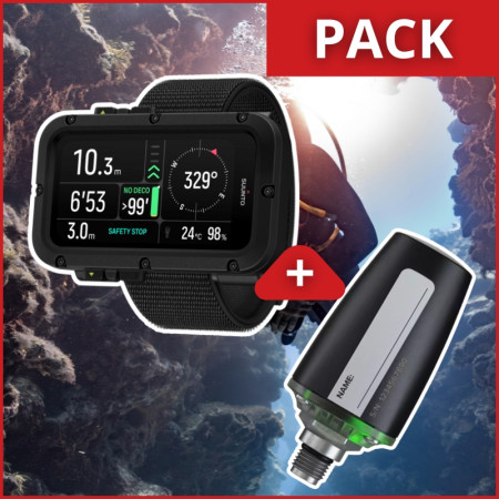 Ordinateur de plongée SUUNTO NAUTIC avec émetteur de pression Tank POD