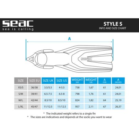 Seac Fins Style Sling Strap