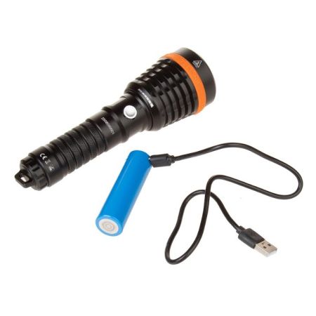 TECLINE LED diving torch with zoom