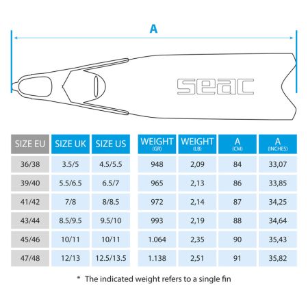 Seac M-30 Freediving Fins