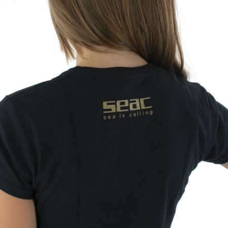 T-shirt logo Seac Femme