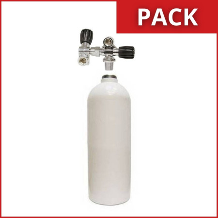 Tank pack 20-litre 300 bar buffer with double valve assembly