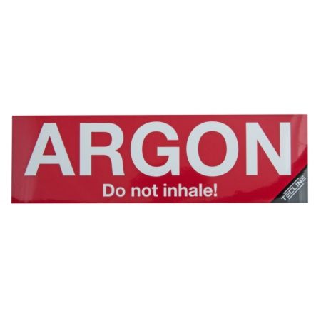 TECLINE ARGON sticker (30 x 9 cm)