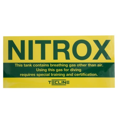 TECLINE NITROX Sticker (14 x 30 cm)