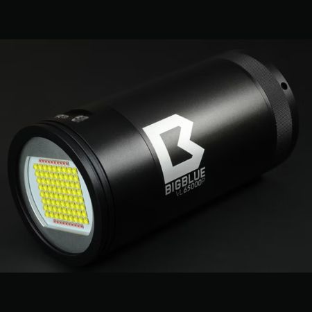 Phare de plongée vidéo Bigblue VL65000P 160° - 65.000 Lm