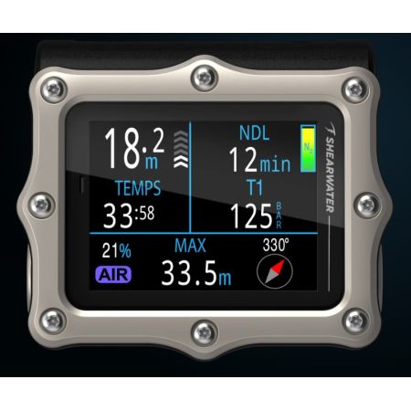 Ordinateur de plongée PERDIX 3 SHEARWATER