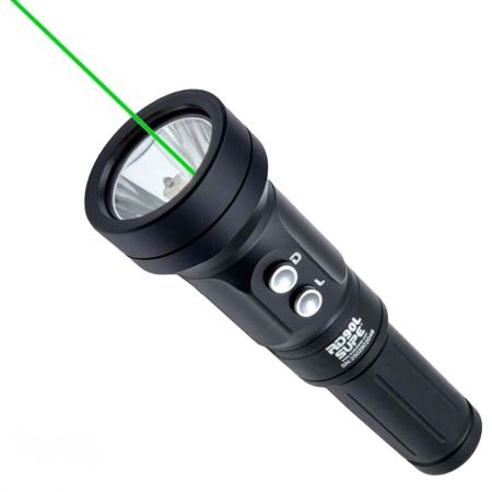 SUPE RD90L 2000 lm diving torch with laser pointer