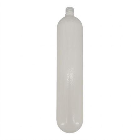 1.5-liter steel scuba tank, 232 bar, 83 mm, M18x1.5 mm