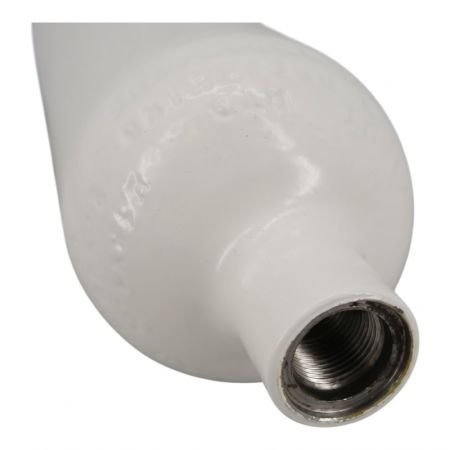 1.5-liter steel scuba tank, 232 bar, 83 mm, M18x1.5 mm