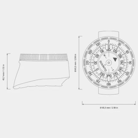 Boussole avec bracelet SUUNTO SK-8