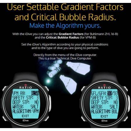 Dive Computer Ratio iDive Sport TECH+