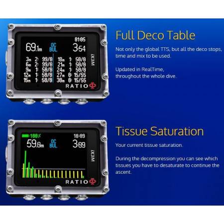 Ratio IX3M 2 DEEP dive computer GPS