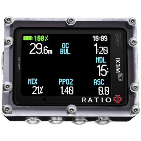 CCR dive computer RATIO iX3M [Gps] REB