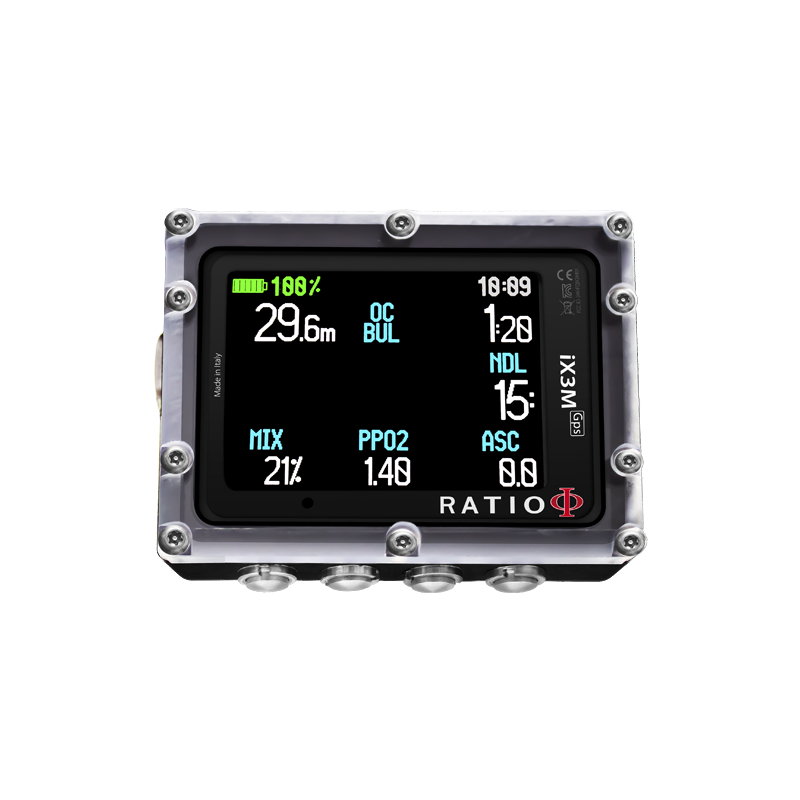 Ordinateur de plongée Recycleur Ratio IX3M [Gps] Reb