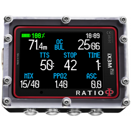 Ordinateur de plongée Nitrox Ratio IX3M [Pro] EASY