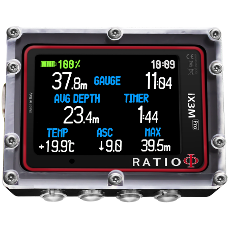 Ordinateur Trimix Ratio IX3M [Pro] DEEP