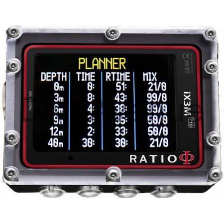 Ordinateur Trimix Ratio IX3M [Pro] DEEP