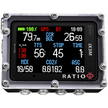 Ordinateur Trimix Ratio IX3M [Pro] Tech+