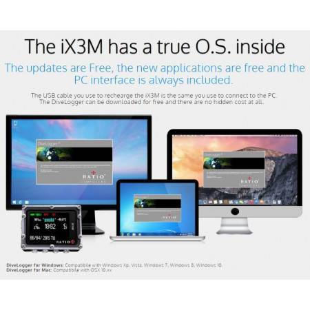 RATIO iX3M [Pro] TECH+ Trimix computer