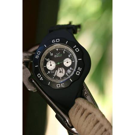 ADNA Watch CHRONO 51 Black 100m waterproof