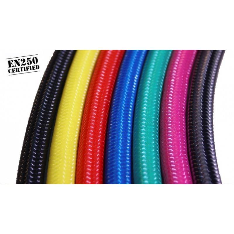 Black Scuba Diving Nylon Braided HP High Pressure Hose for 1st Stage Gauge 