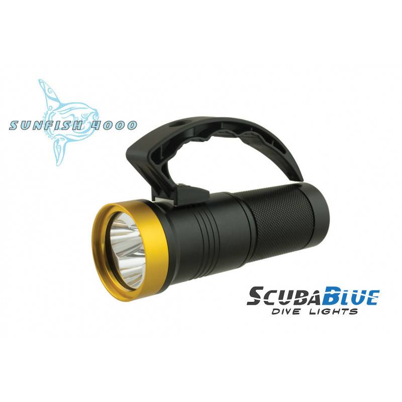 Scuba power light SCUBABLUE SUNFISH 4000 - 15°