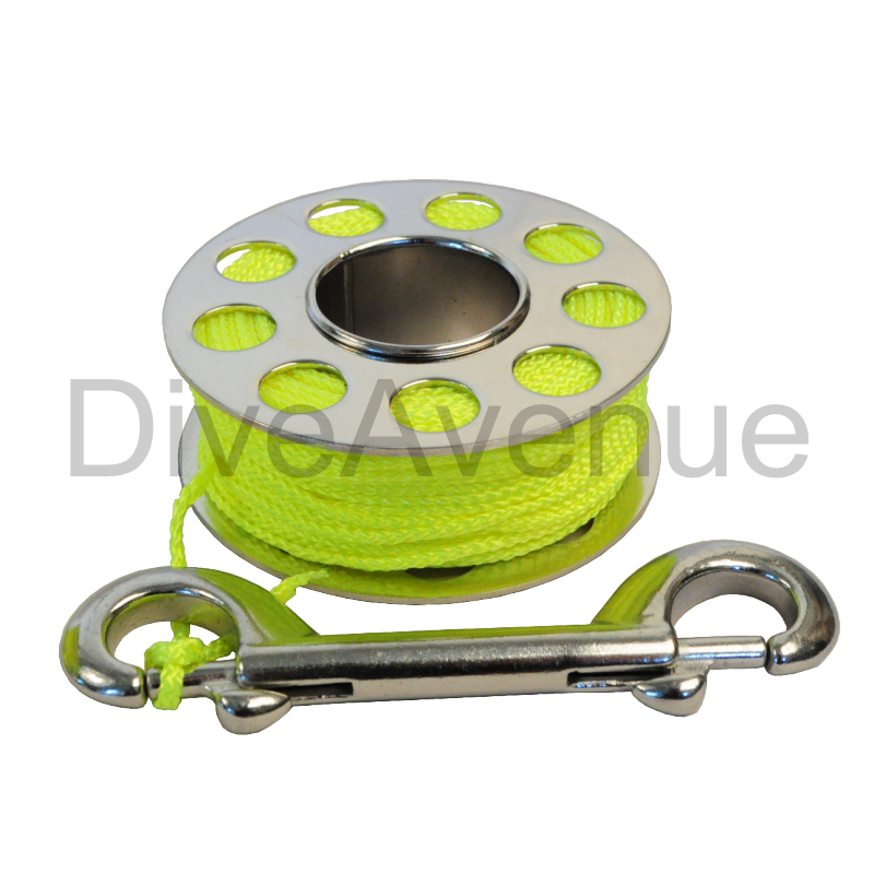 Stainless steel scuba finger reel 20 meter with SS hook Stainless steel scuba finger reel 20 meter with SS hook