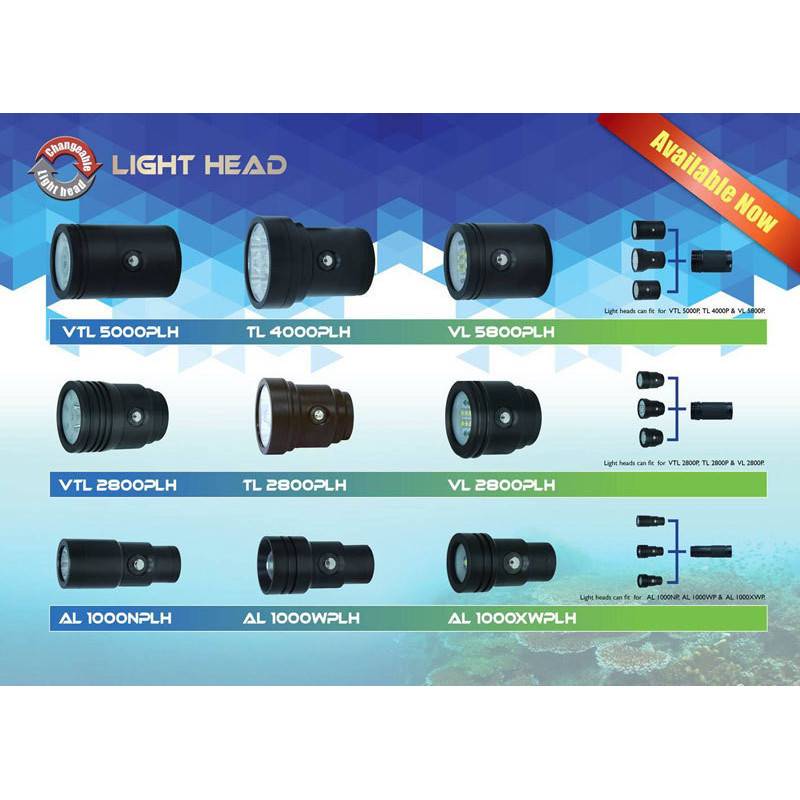 Bigblue Light head VL9000P 120° beam Bigblue Light head VL9000P 120° beam