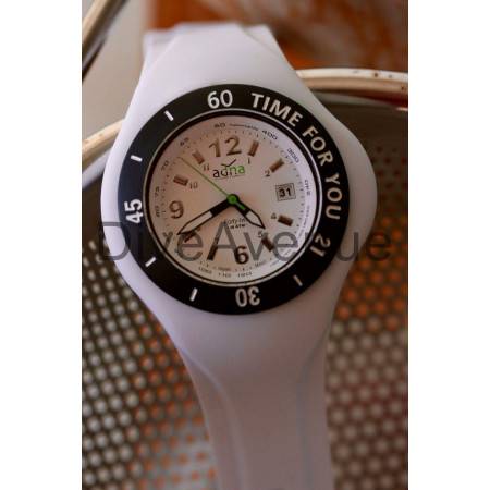 ADNA Watch M White Time for you 100m waterproof