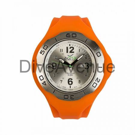 Bracelet silicone ORANGE pour montre A.D.N.A