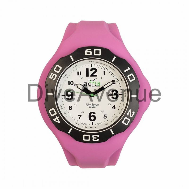 PINK silicon band A.D.N.A watch