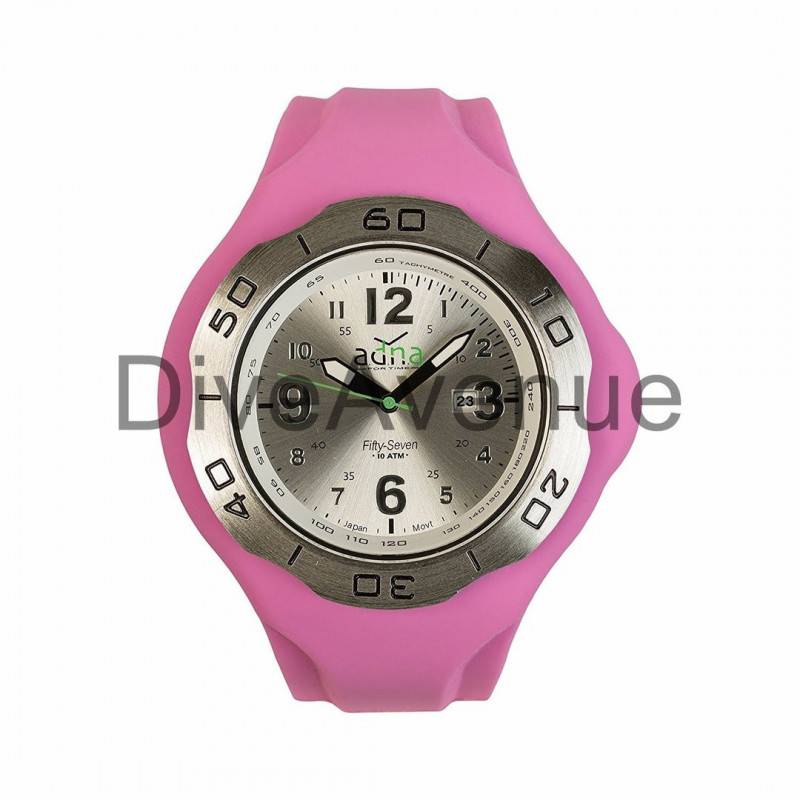 PINK silicon band A.D.N.A watch