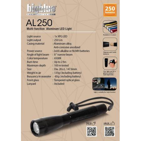 Multi-function LED light Bigblue AL250