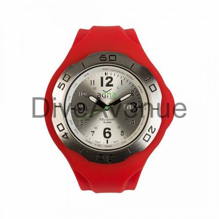 Bracelet silicone ROUGE pour montre A.D.N.A