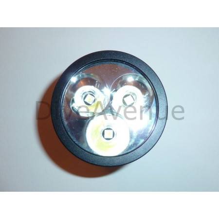 BigBlue TL2600P BLACK - 3x LED 2600Lm 10°