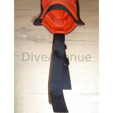 Diving surface marker 1.82m with inflator and valve