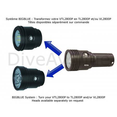 Phare Bigblue VTL3800P - Video 10° et 120°