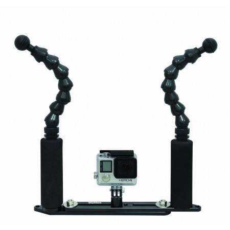 Platine GoPro réglable bras flexibles Bigblue