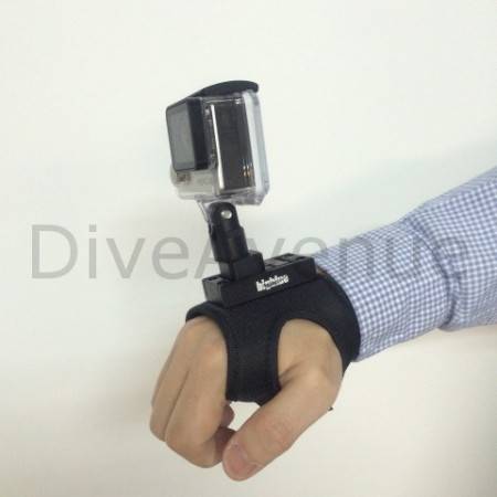 Easy release glove Bigblue with GoPro® attachement