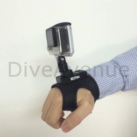 Fixation poignet néoprène pour caméra Gopro