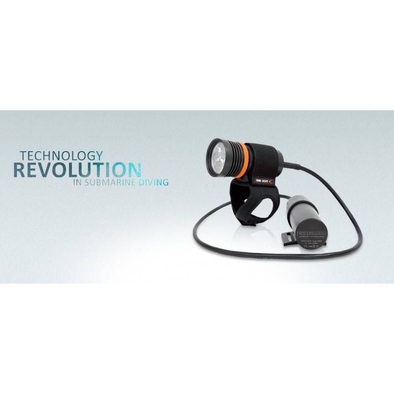Dive light FINNSUB FINN LIGHT ST3600 STRONG Dive light FINNSUB FINN LIGHT ST3600 STRONG