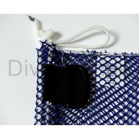 Scuba drawstring mesh bag