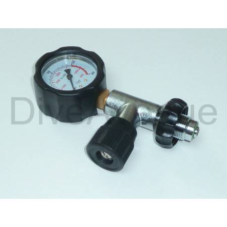 DIN Nitrox surface pressure checker 0-400bar