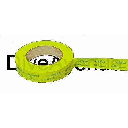 NITROX tank valve tape