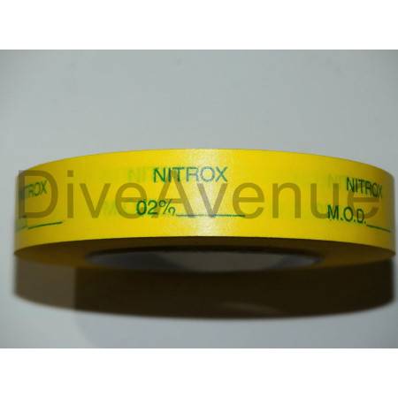 NITROX tank valve tape