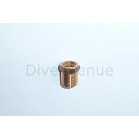 Adaptateur plongée 1/4 NPT Mâle vers 3/8 Femelle