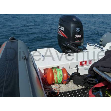 Surface buoy marking for diving and scuba hunting