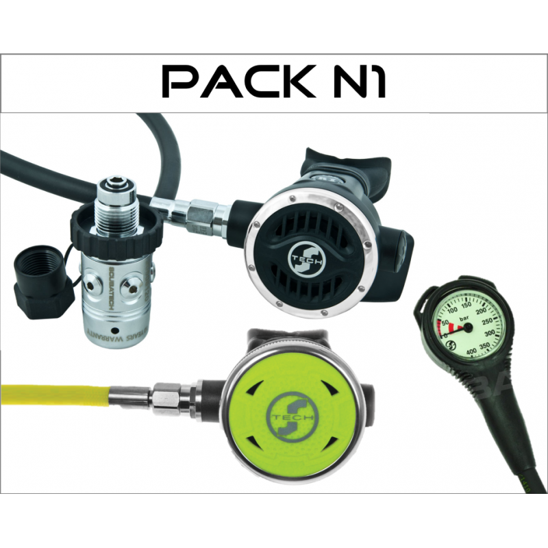 Pack détendeur "Niveau 1" R1 Pro Piston - TECLINE Pack détendeur "Niveau 1" R1 Pro Piston - TECLINE